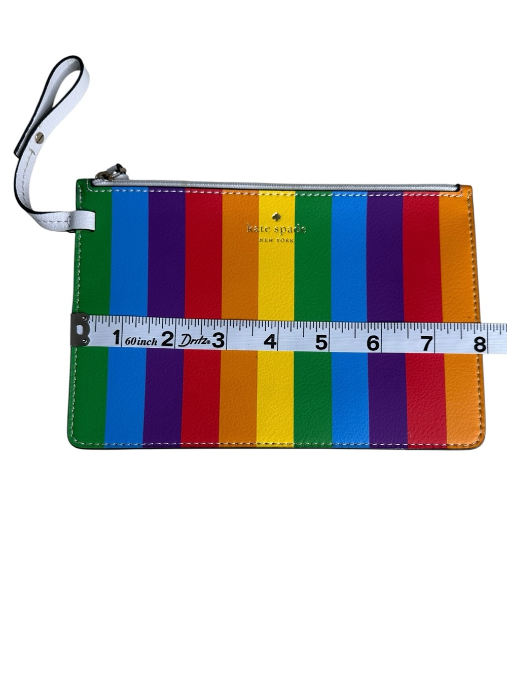 Kate Spade Small Rainbow Pride Clutch. - Picture 3 of 7